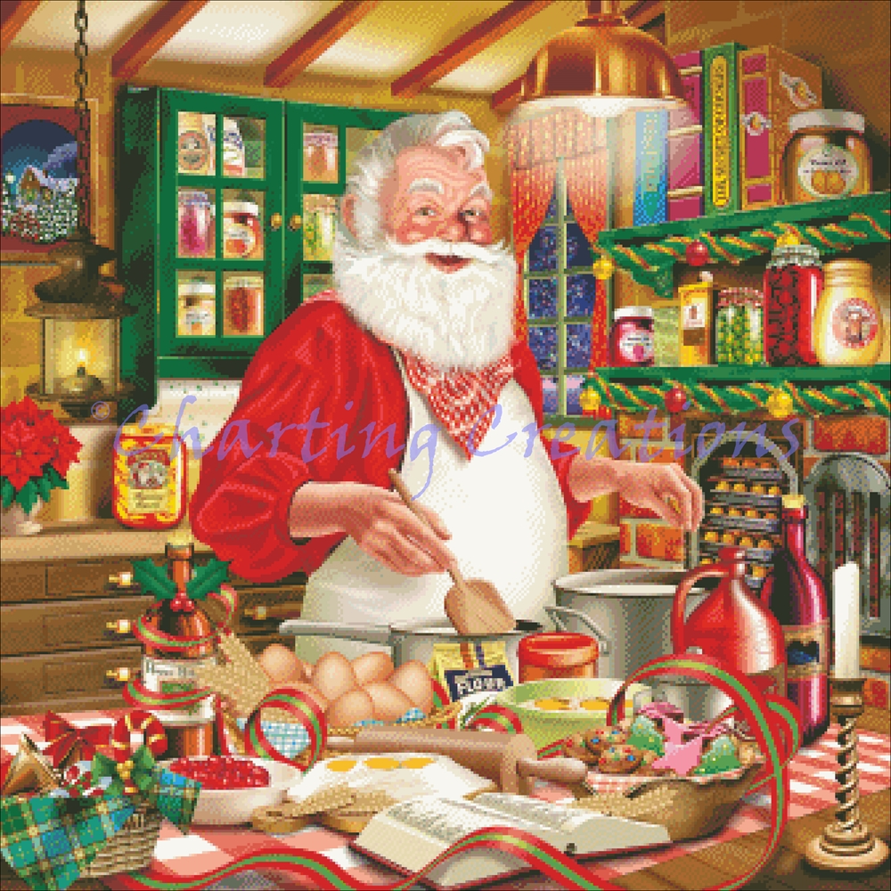 Santa Cooking